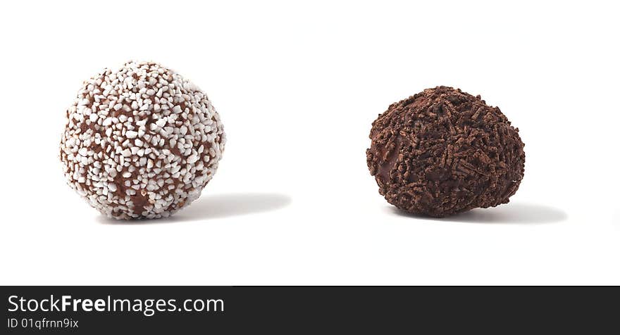 Delicious chocolate balls.