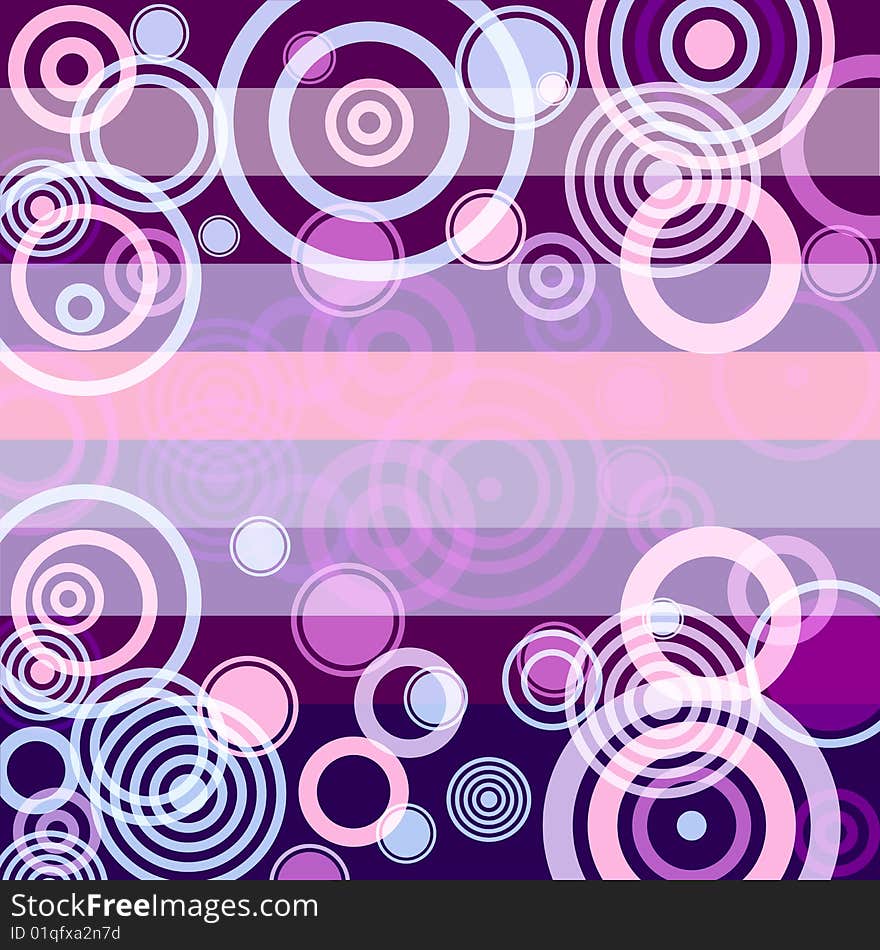 Lilas grunge background with concentric circles. Lilas grunge background with concentric circles