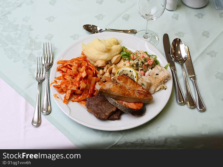 Smorgasbord dinner