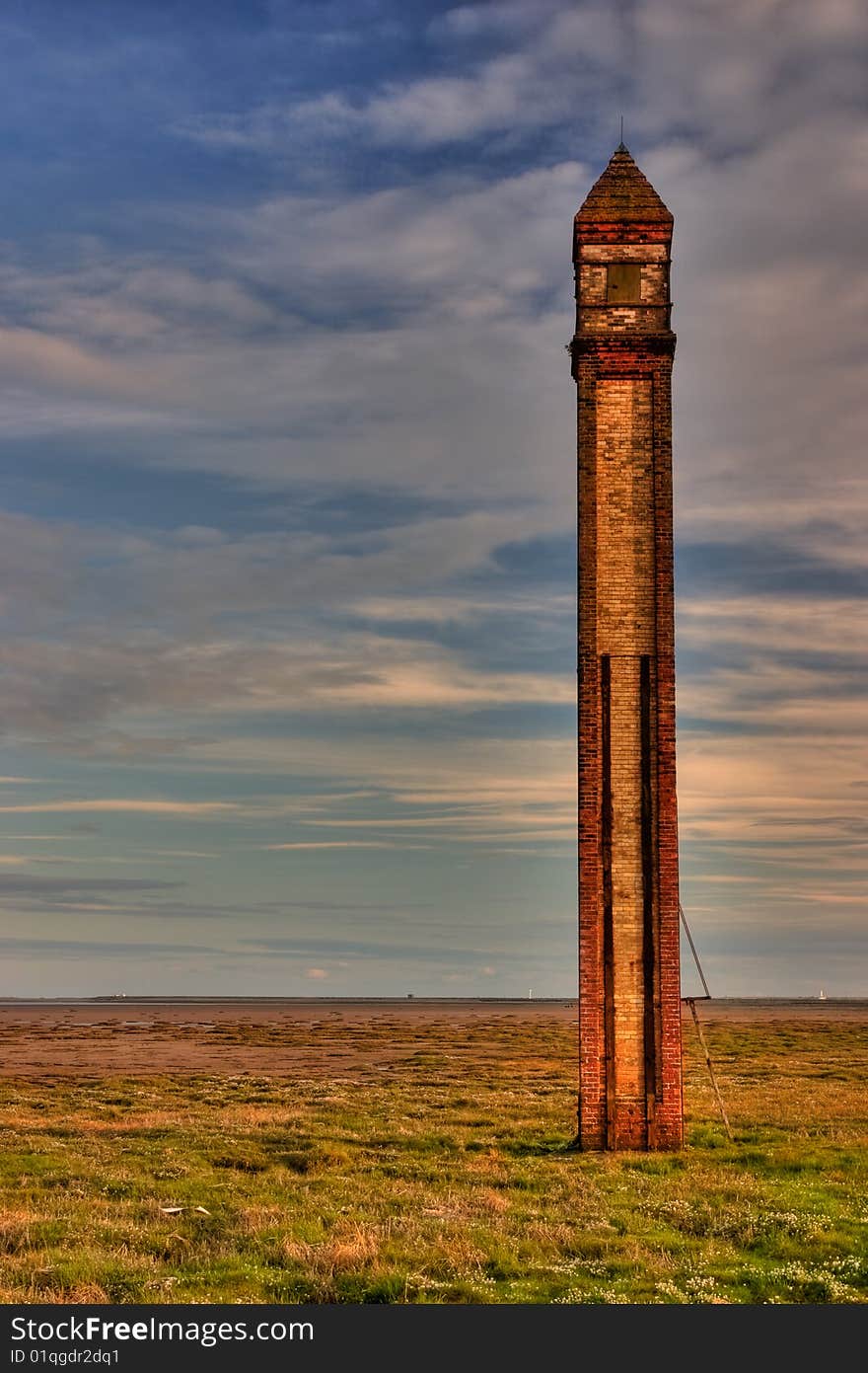 Rumpside lighthouse in Great Britain.