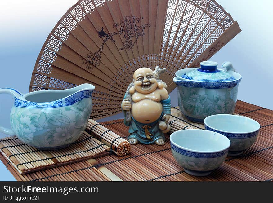 Set for tea ceremony