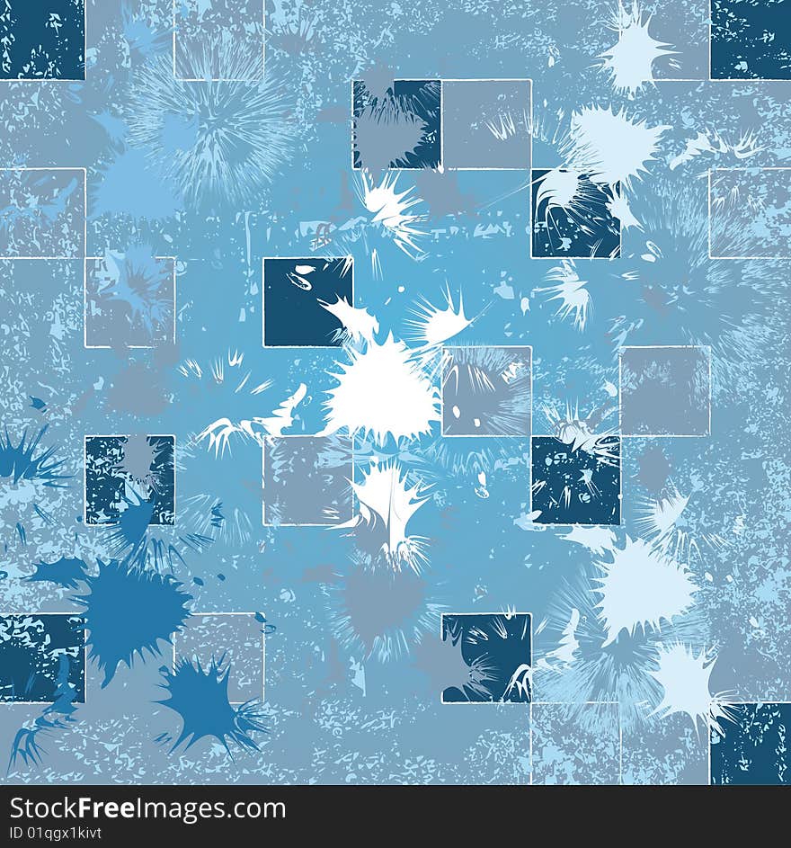 Abstract grunge mosaic tiles raster