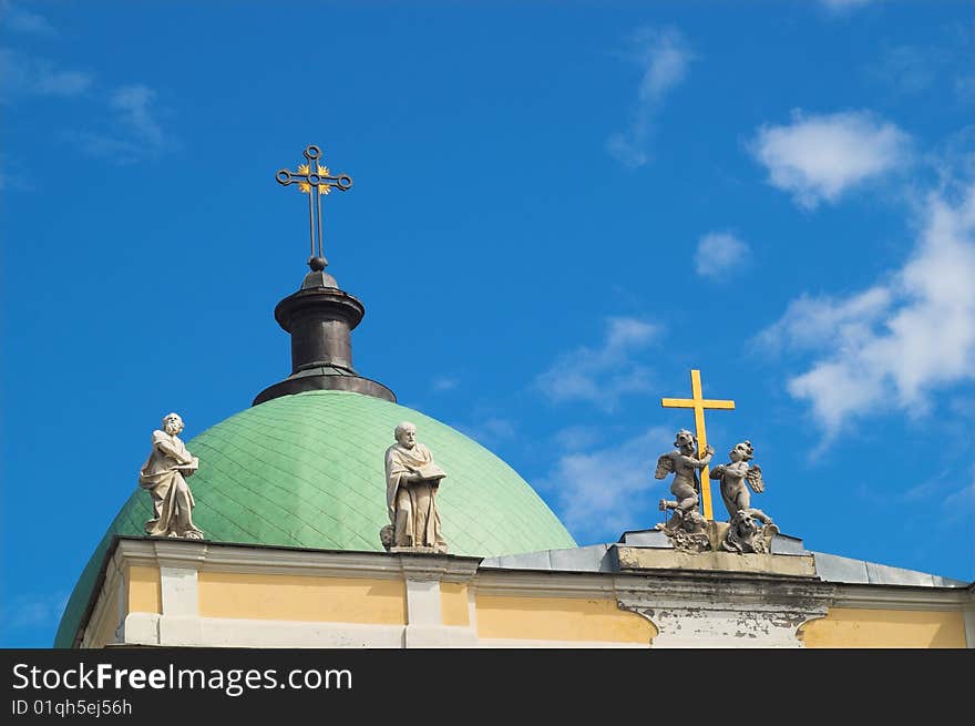 The roman catholic church of St. Ekaterina  in St. Petersburg. The roman catholic church of St. Ekaterina  in St. Petersburg