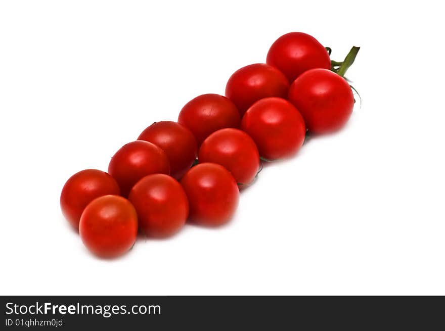 Photo of fresh tomatoes bunch