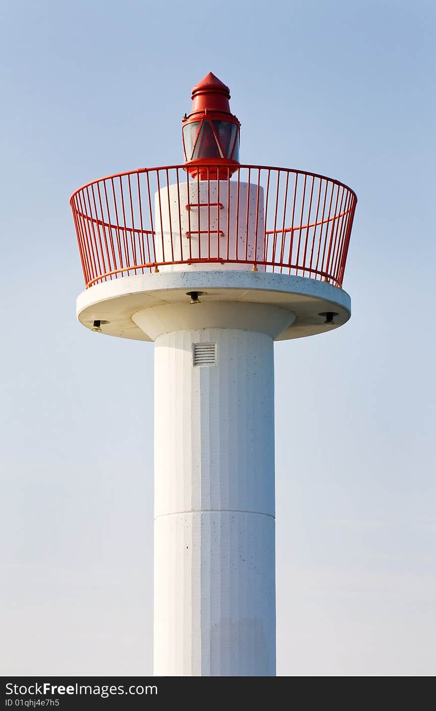 White Lighthouse At Sunset In Howth, Dublin