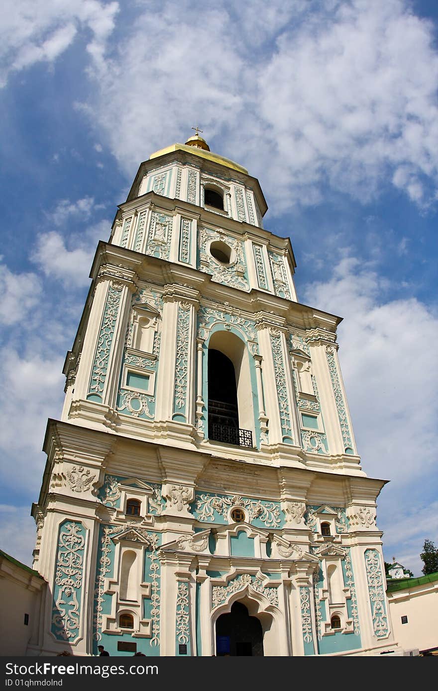 Bell tower of Saint Sophia Cathedral in Kiev, Ukraine. Bell tower of Saint Sophia Cathedral in Kiev, Ukraine