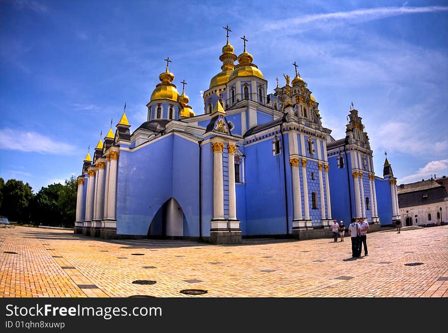 Saint Michael's Golden-Domed Cathedral in Kiev, Ukraine