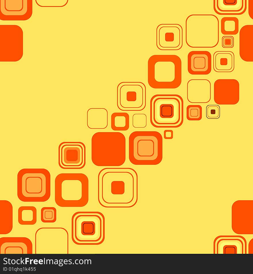 Seamless orange background. Vector illustration