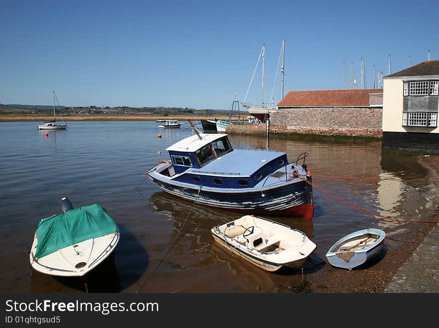 Boats On River Exe