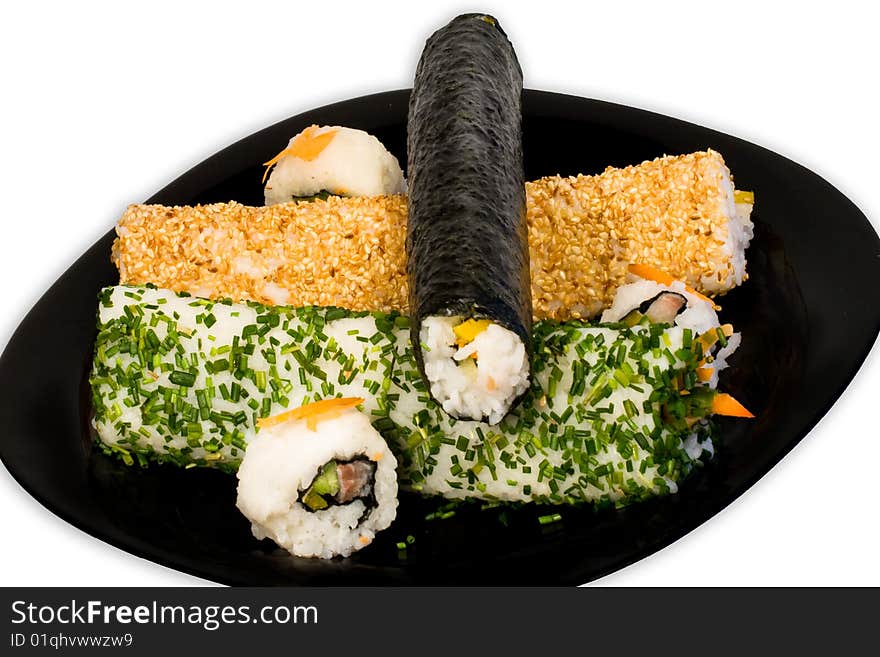 Sushi from a fish