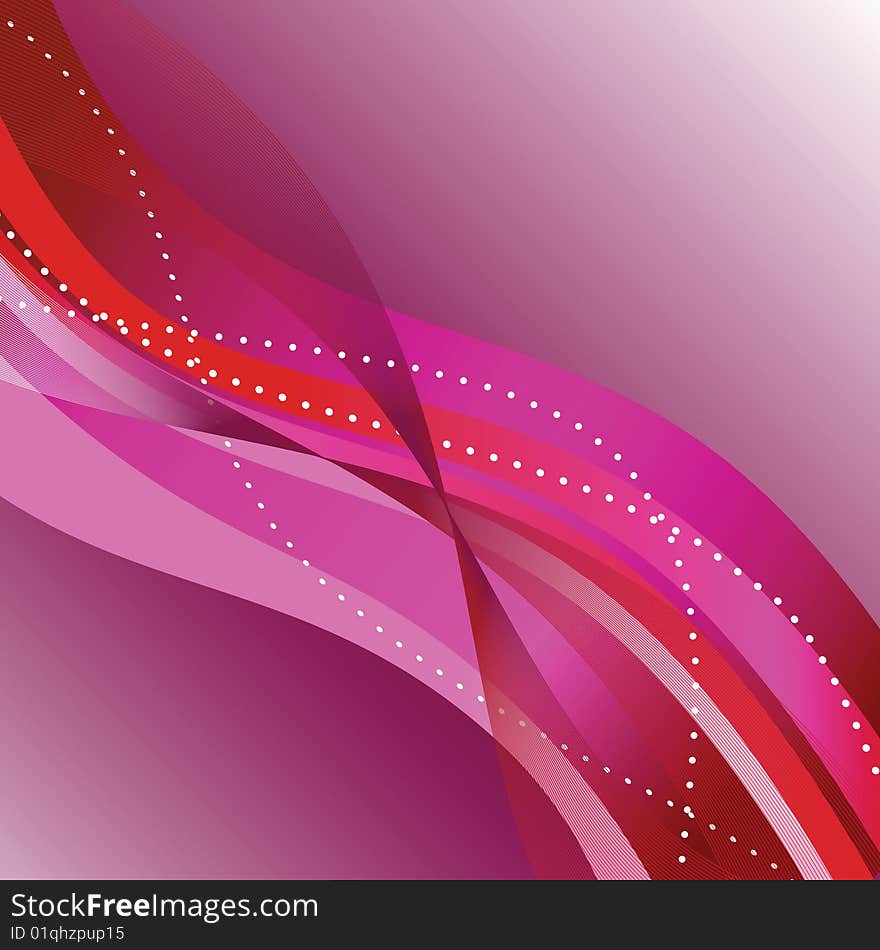 Abstract red background. Vector illustration