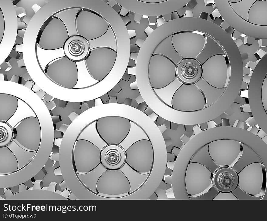 Gears of the some mechanism. Gears of the some mechanism...