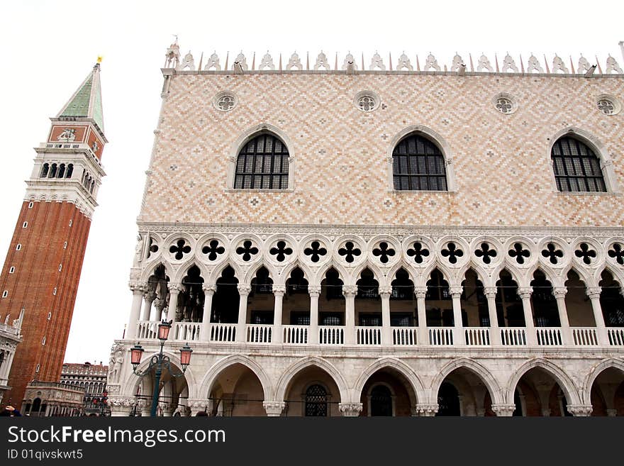 Piazza San Marco and The Doge's Palace in Venice, Italy