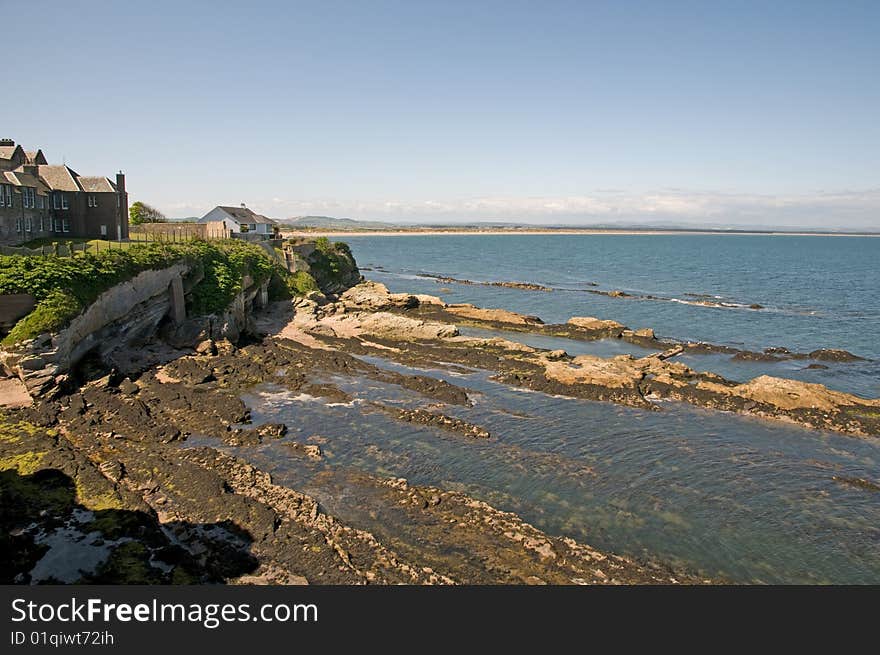 Cliffs and rocks of st andrews