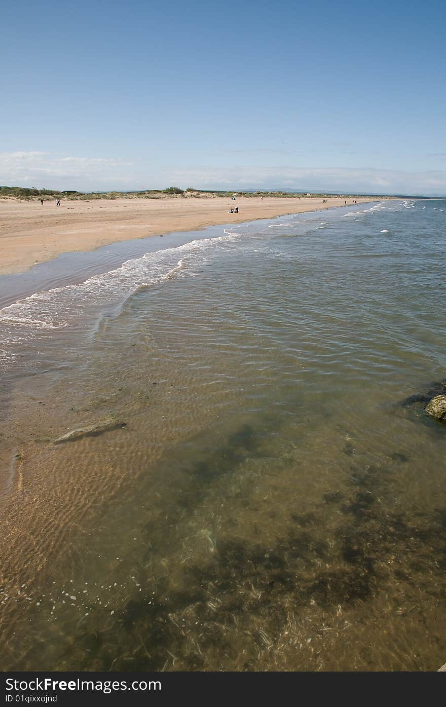 On the beach at st andrews