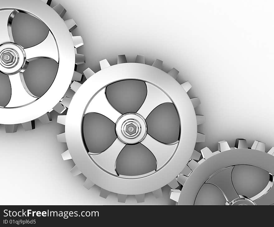 Gears of the some mechanism. Gears of the some mechanism...