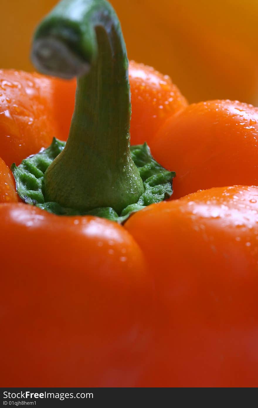 Close-up bright pepper (shallow dof). Close-up bright pepper (shallow dof)