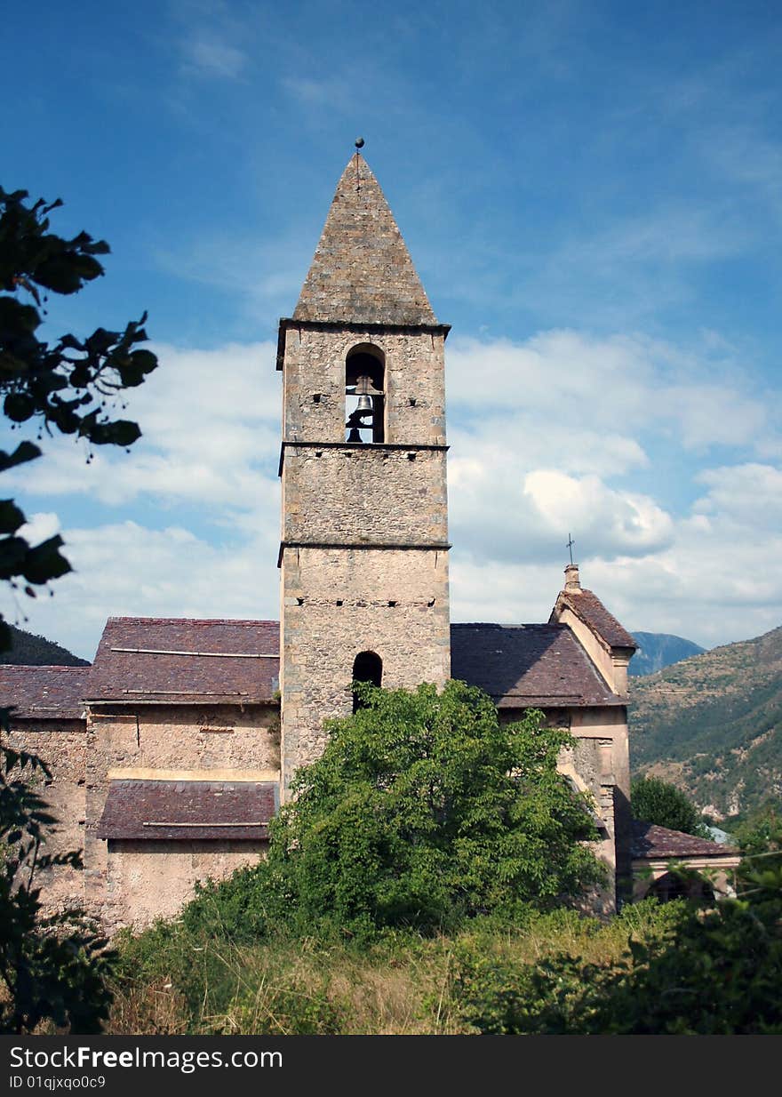 View on the village in the south of france,. View on the village in the south of france,