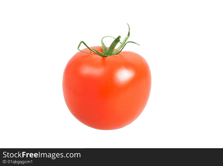 Tomato isolated on white background