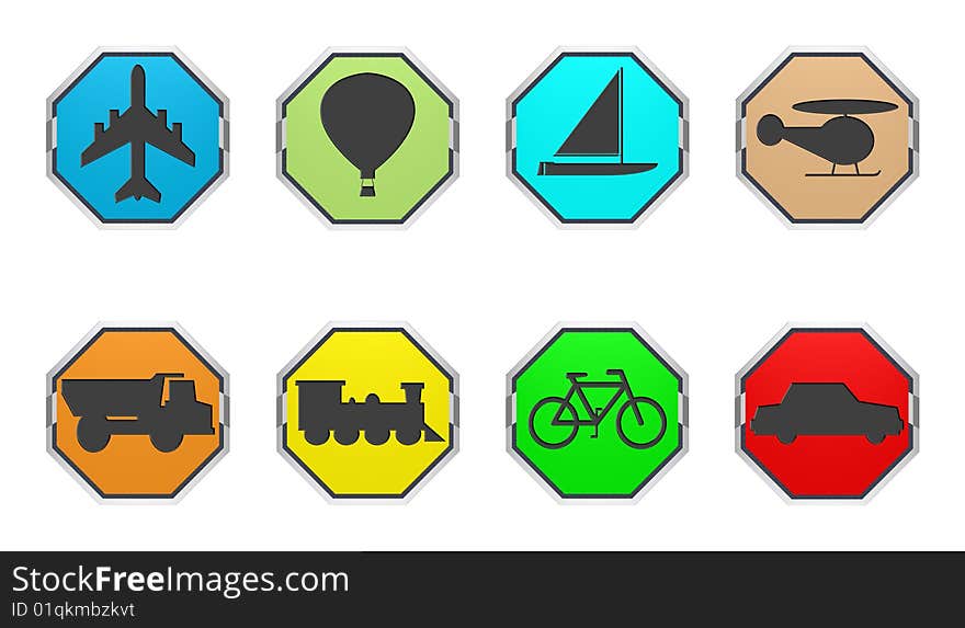 Transport icons