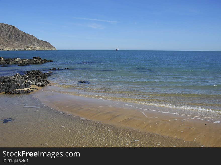 Pristine beach, San Felipe