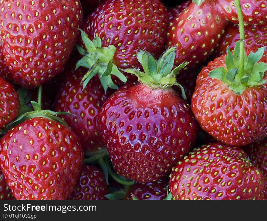 Strawberries,