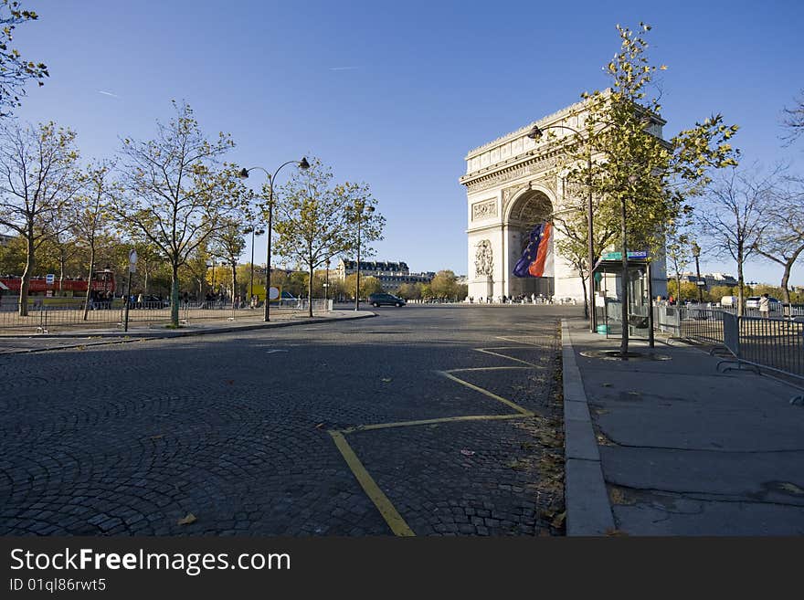 Arc De Triomphe, Paris France