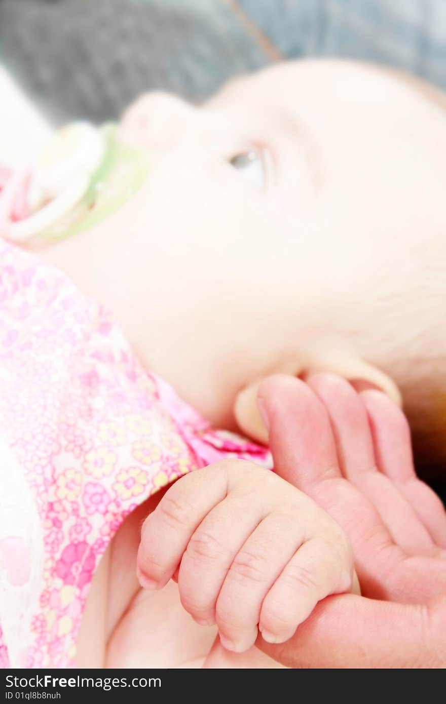 Baby Holding Father S Finger