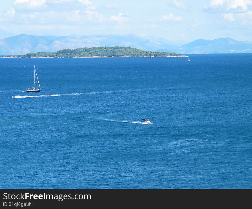 Sailing Corfu