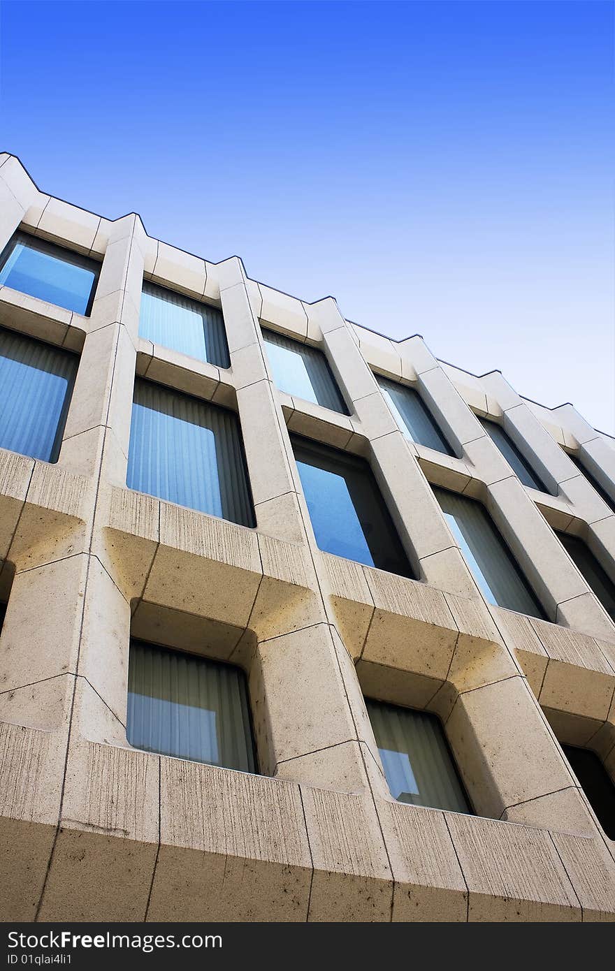 Modern building with many windows