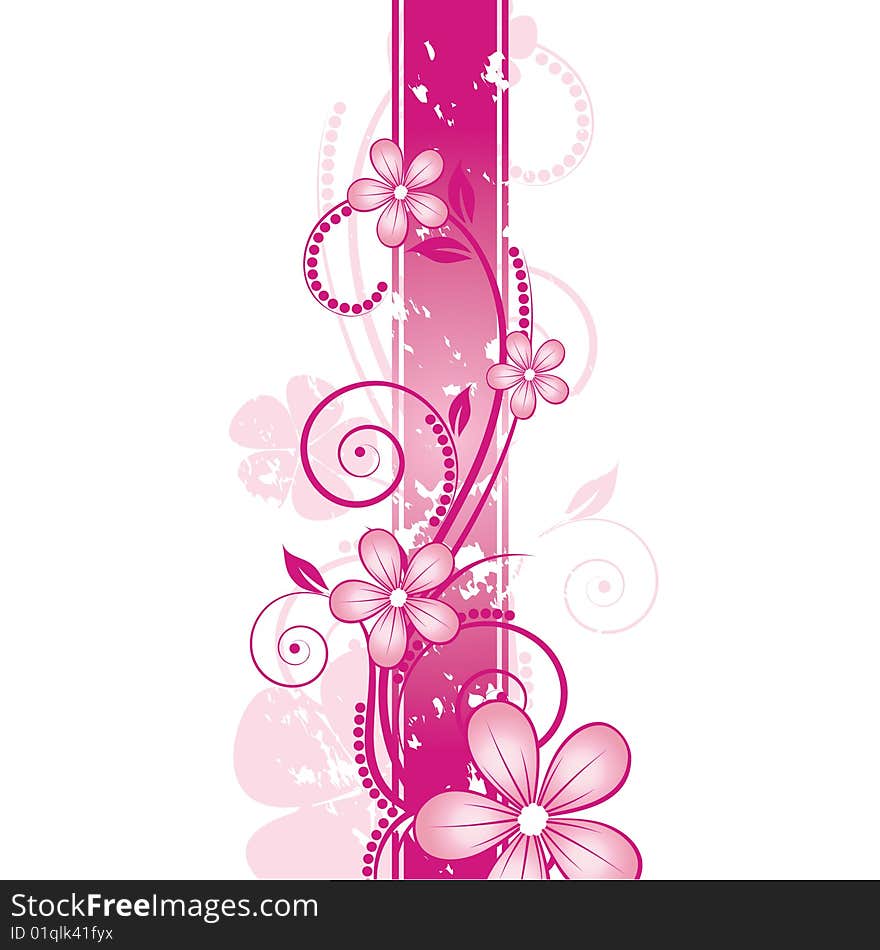 Abstract Floral Background