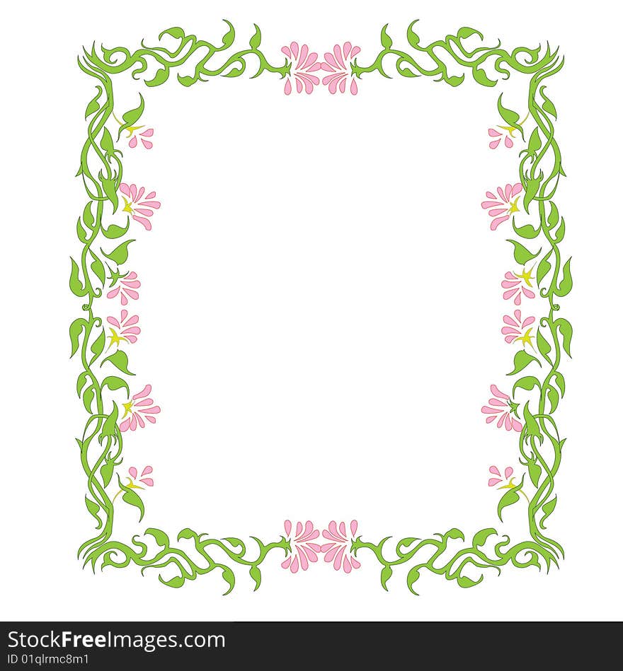 Style Flower Big Frame