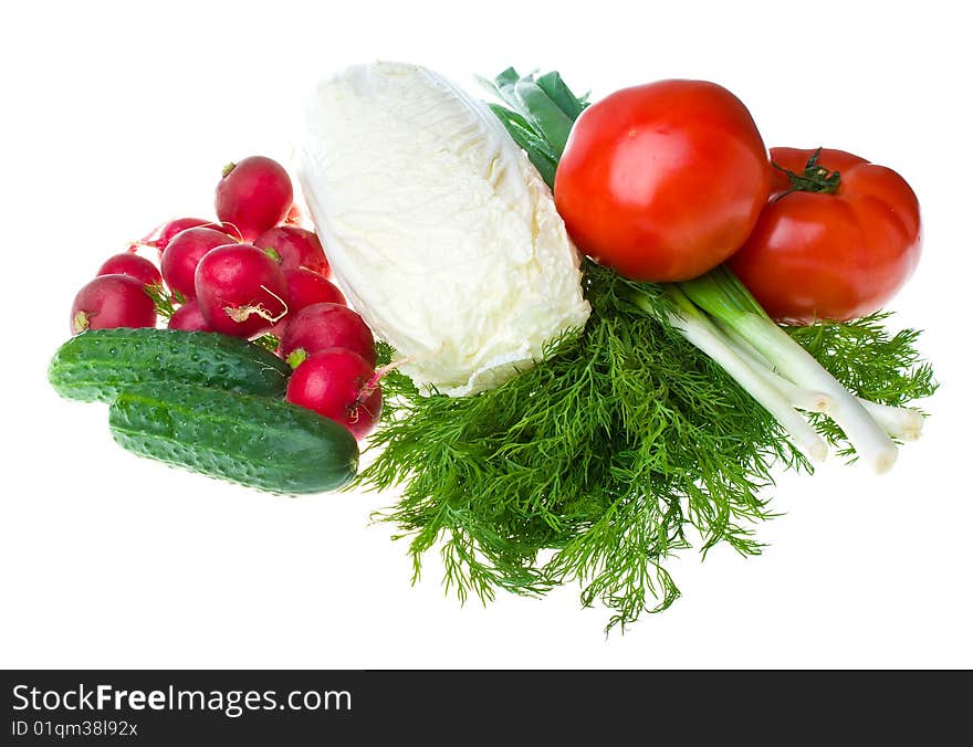 Heap of fresh vegetables