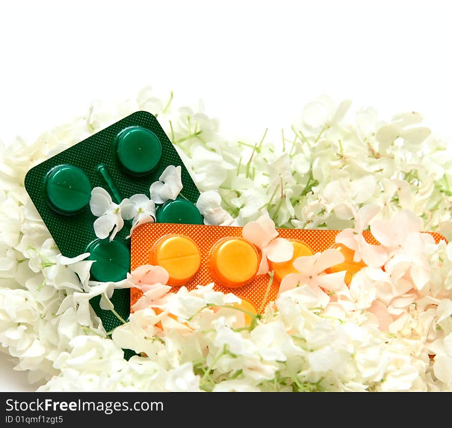 Homoeopathic Pills And Flowers