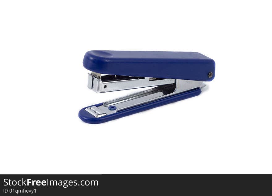 Blue Strip Stapler Isolated