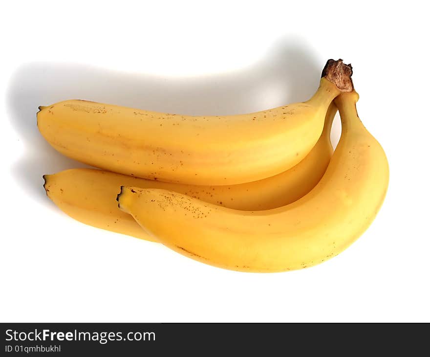 Banana isolated on white background