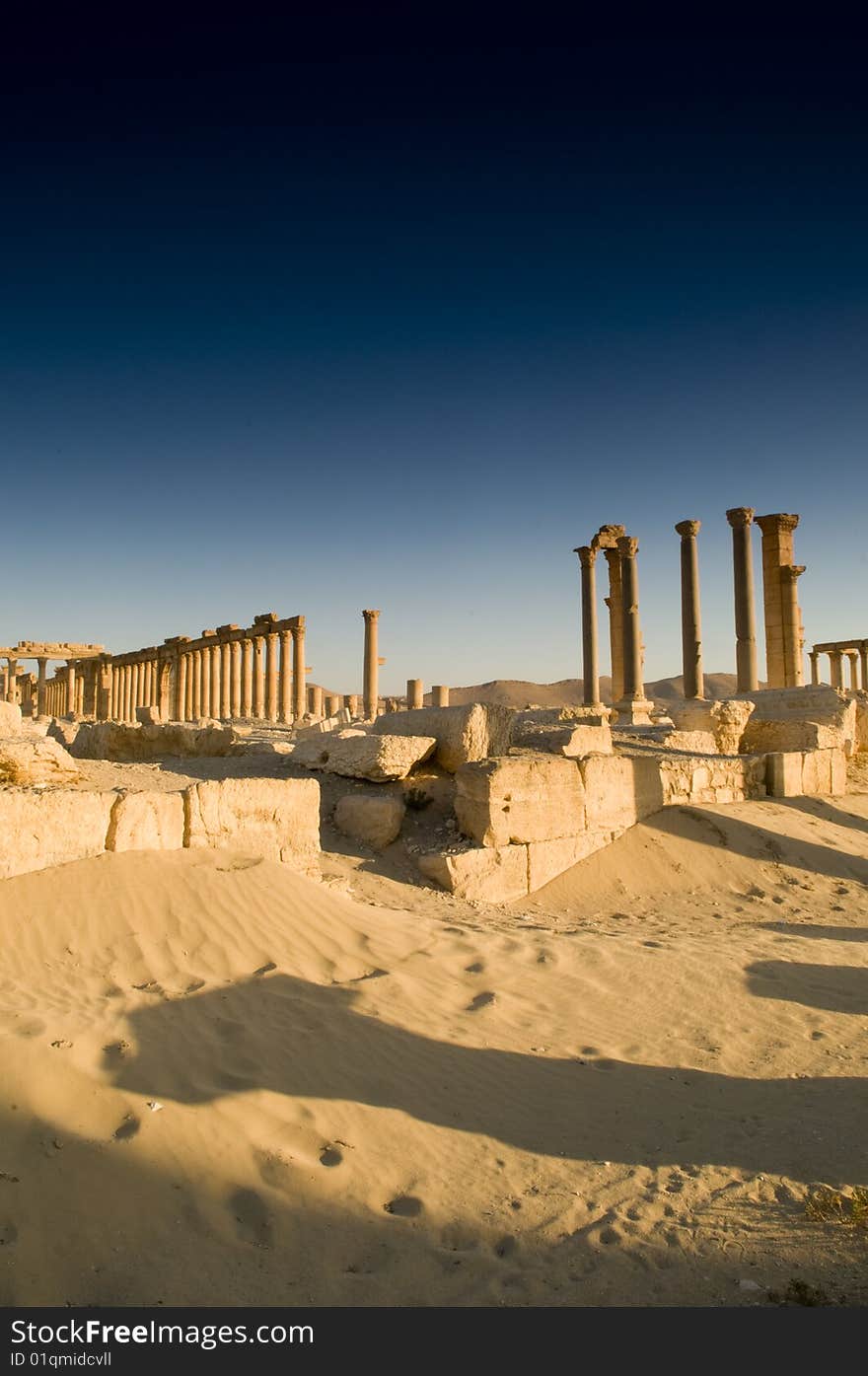 Ancient Palmyra ruins in Syria