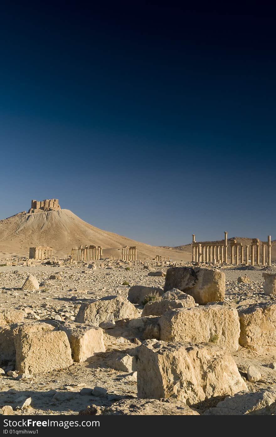Ancient Palmyra ruins in Syria