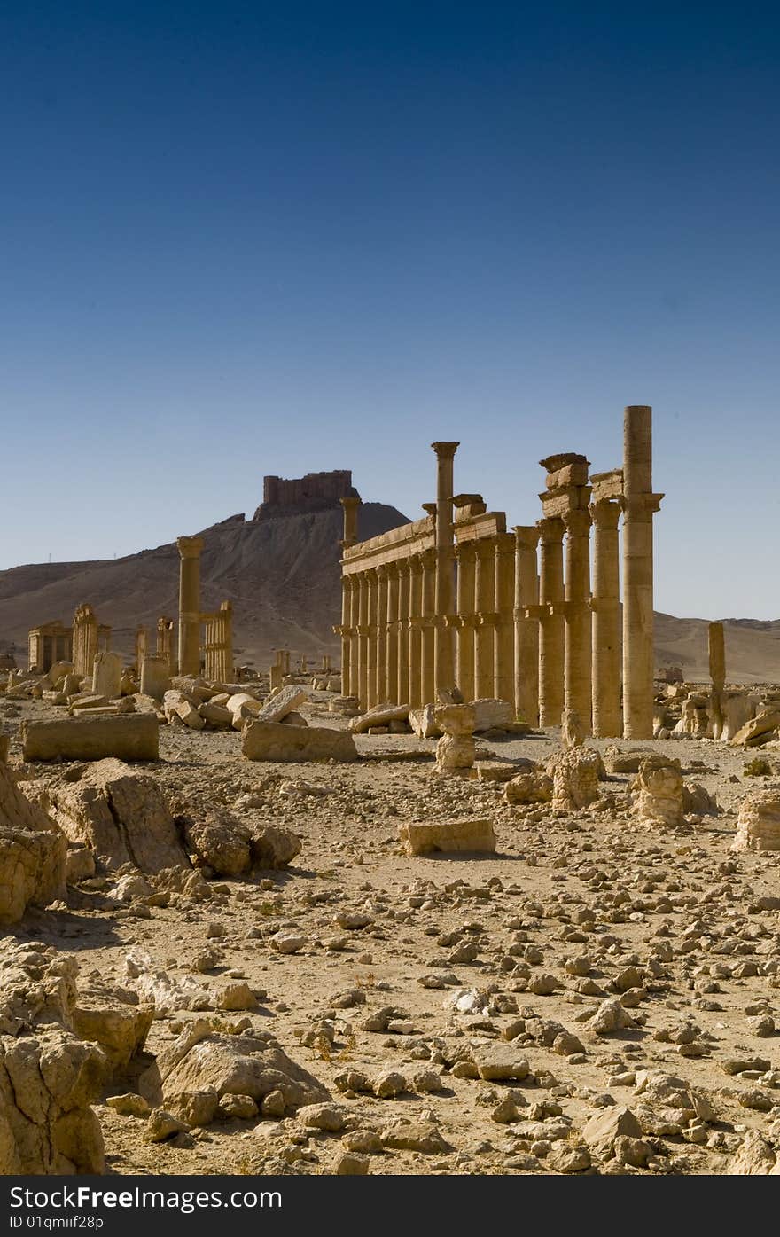 Ancient Palmyra ruins in Syria