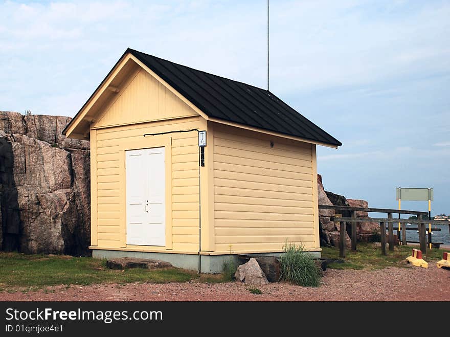 Small house by the sea