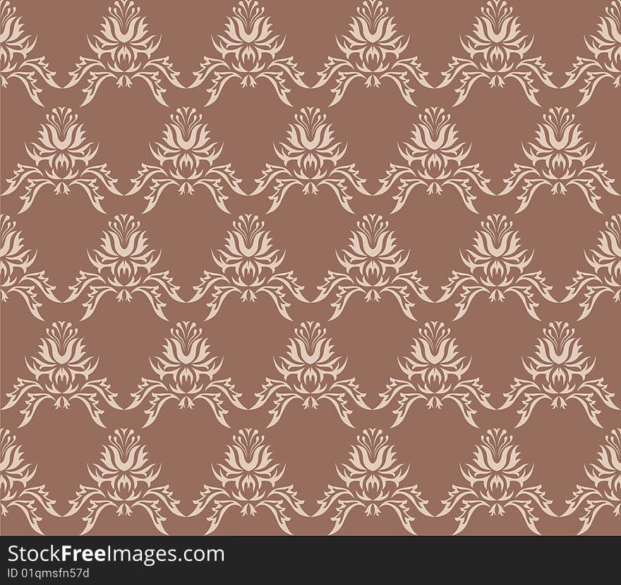 Damask (Victorian) Seamless Pattern