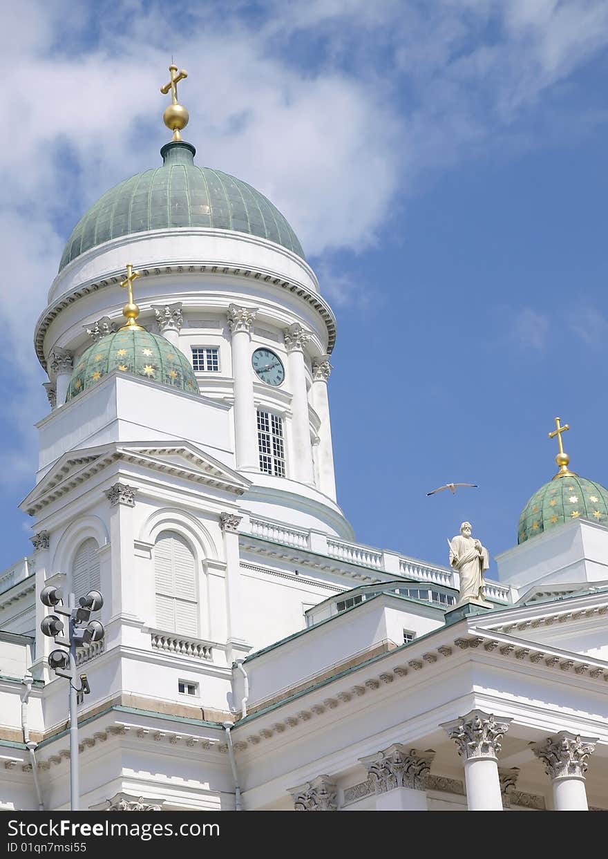 Helsinki Cathedral at the senate square in Finland