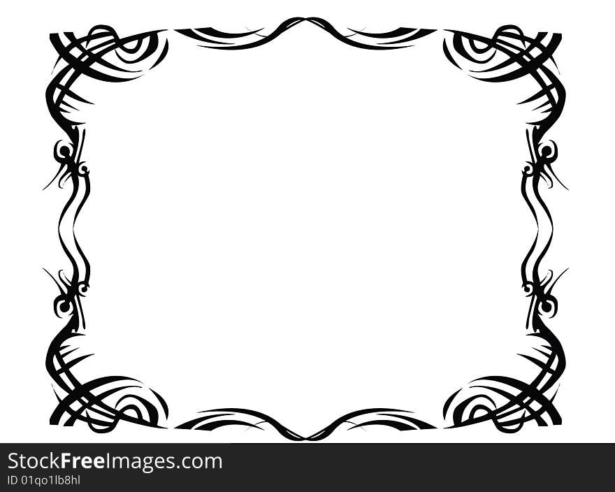 A large frame made s, on a white background. A large frame made s, on a white background.