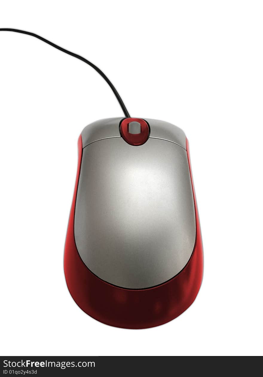 Computer mouse isolated on white