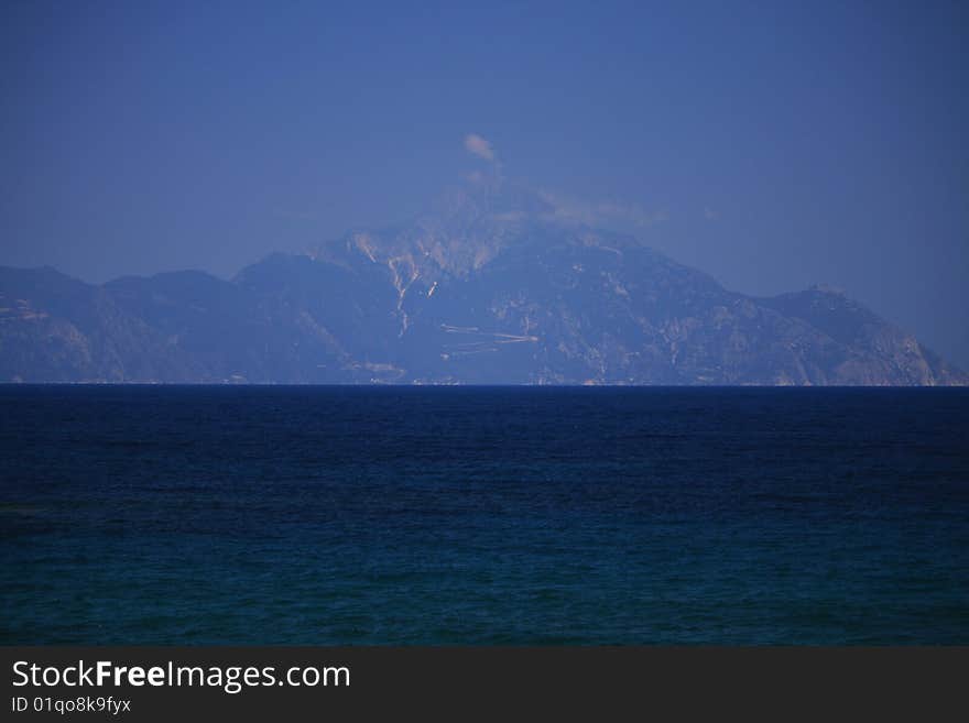 Beautiful sea landscape in greece. Beautiful sea landscape in greece