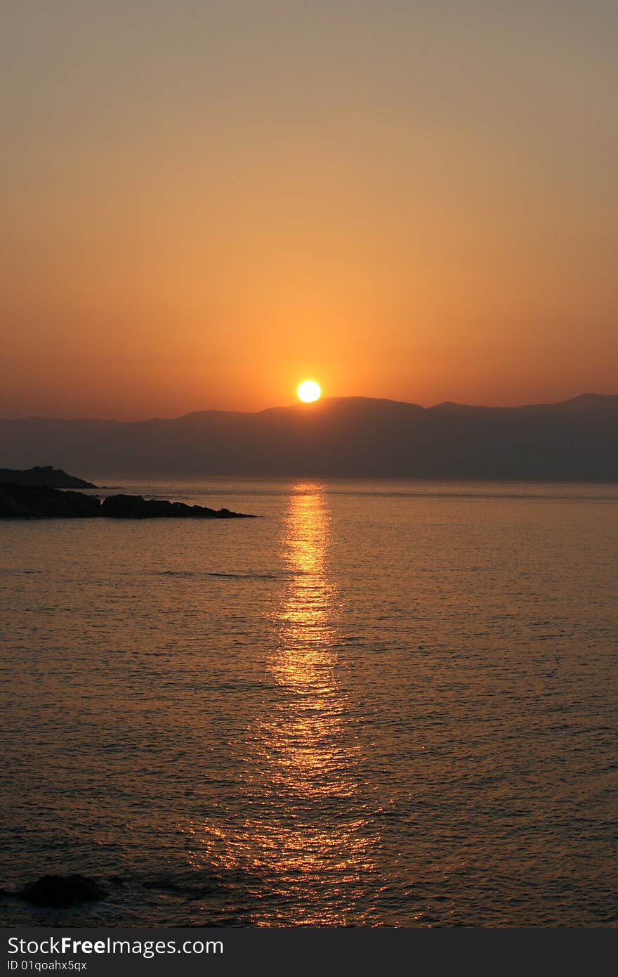 Sunup in greece