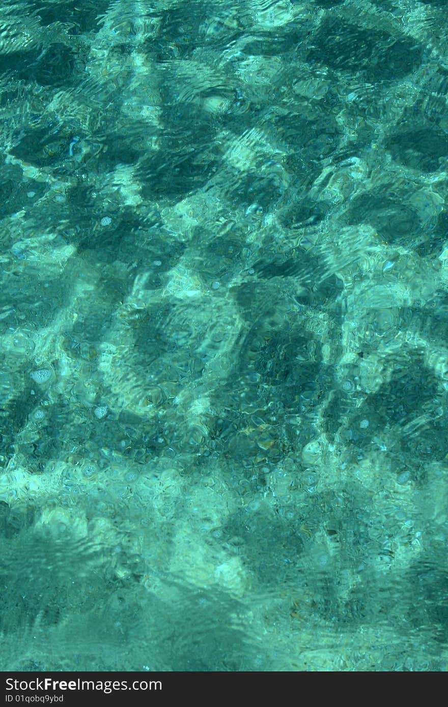 Water texture maked in the sea