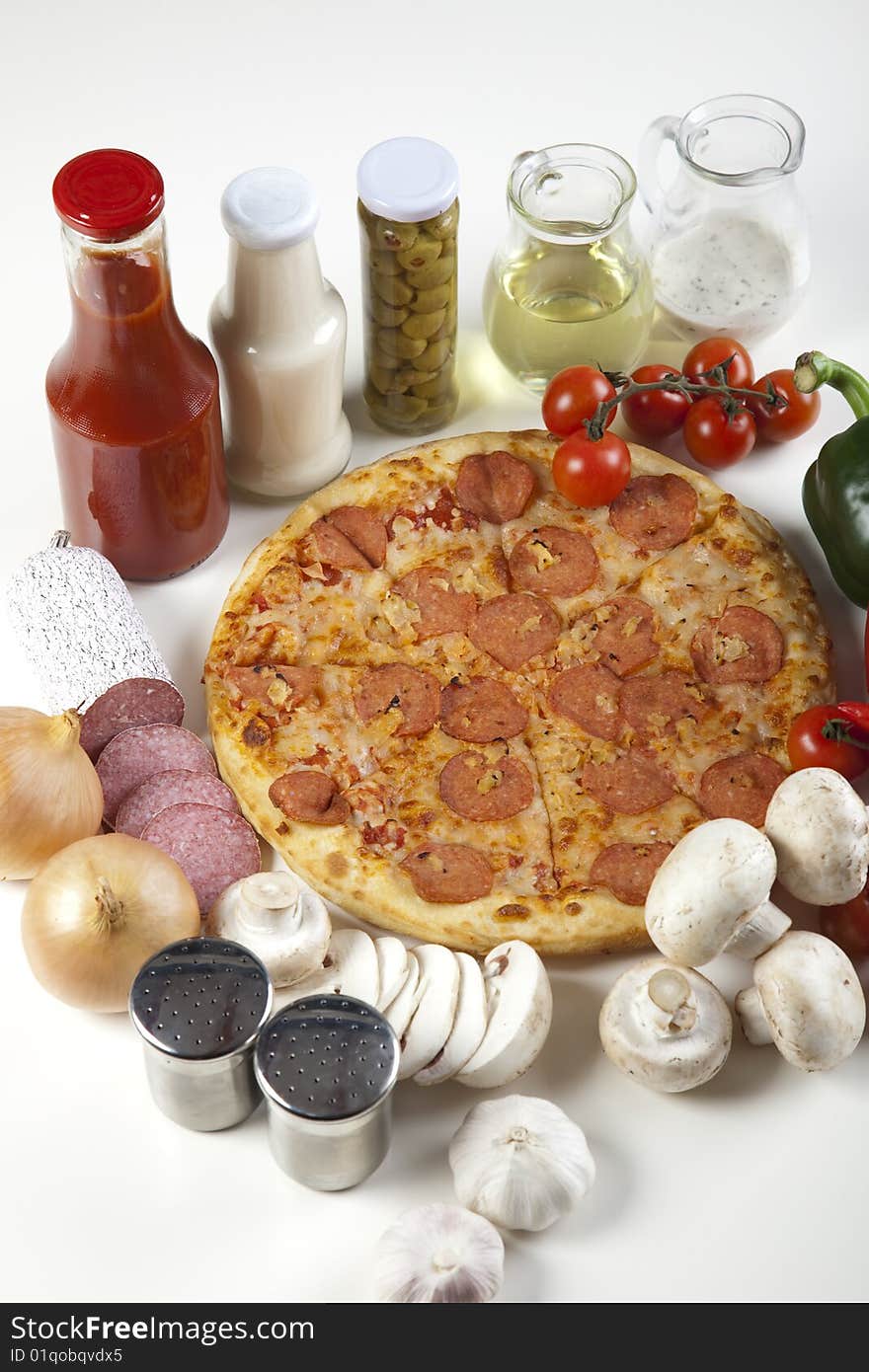 Pizza With Salami