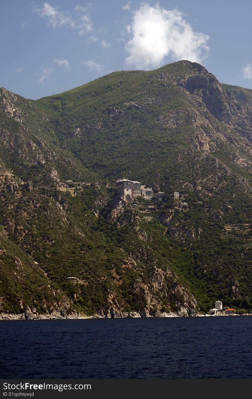 Holy monastery of athos, greece. Holy monastery of athos, greece