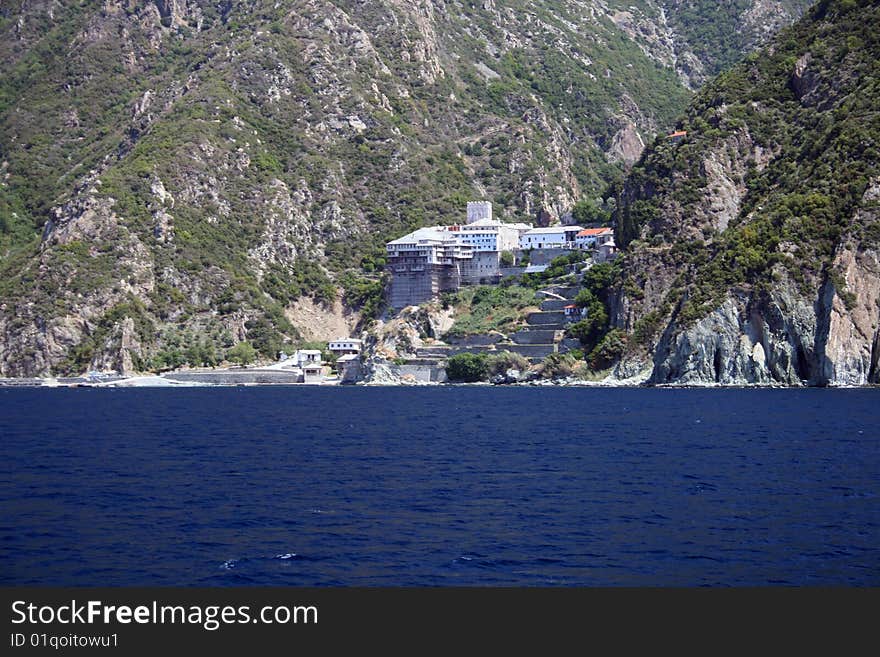 Holy monastery of athos, greece. Holy monastery of athos, greece